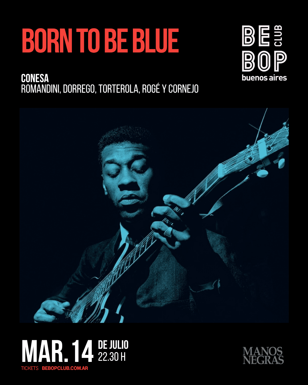 Born to be Blue | Conesa |Romandini, Dorrego, Torterola, Rogé y Cornejo | 14/07/2026