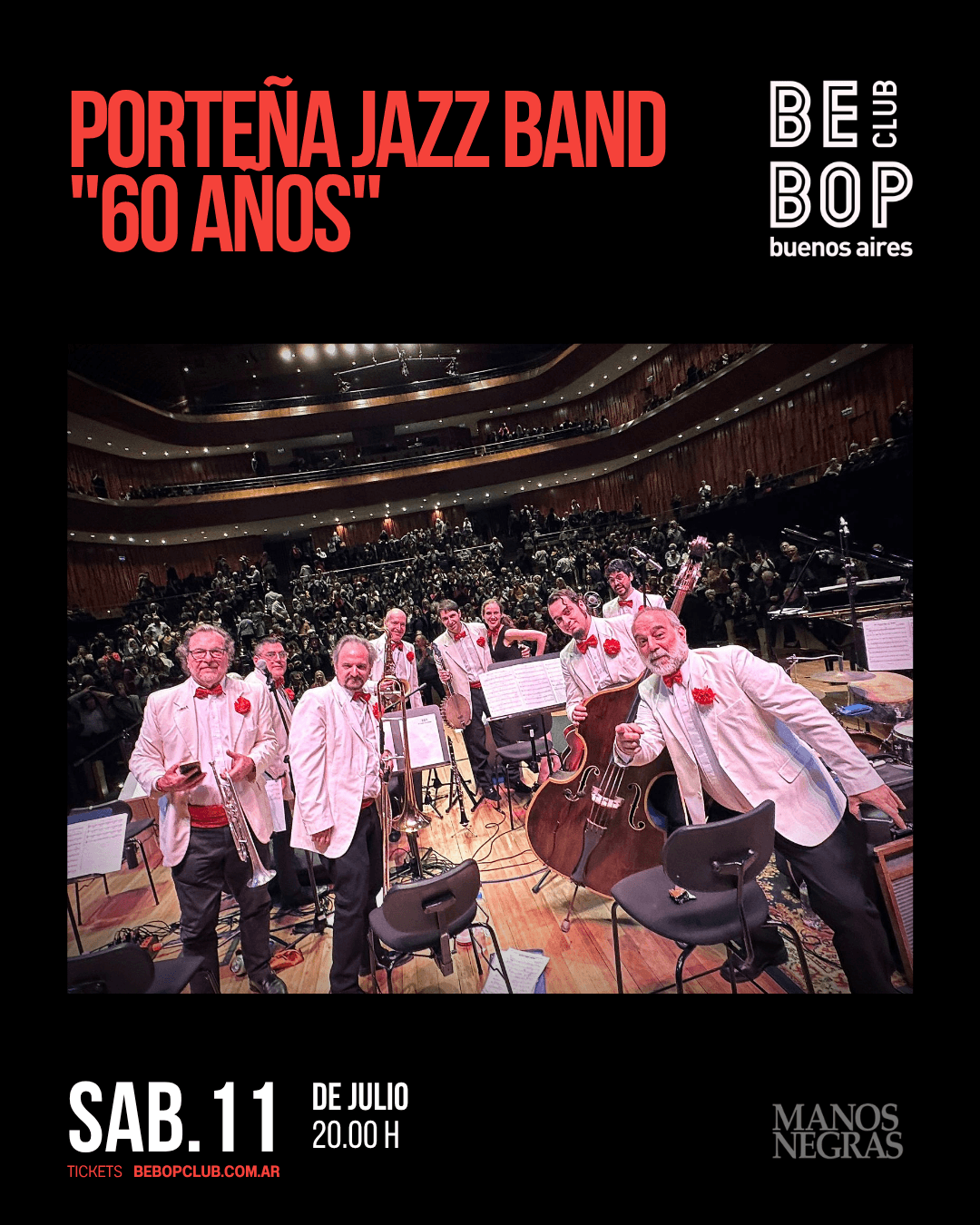 Porteña Jazz Band  "60 Años" | 11/07/2026