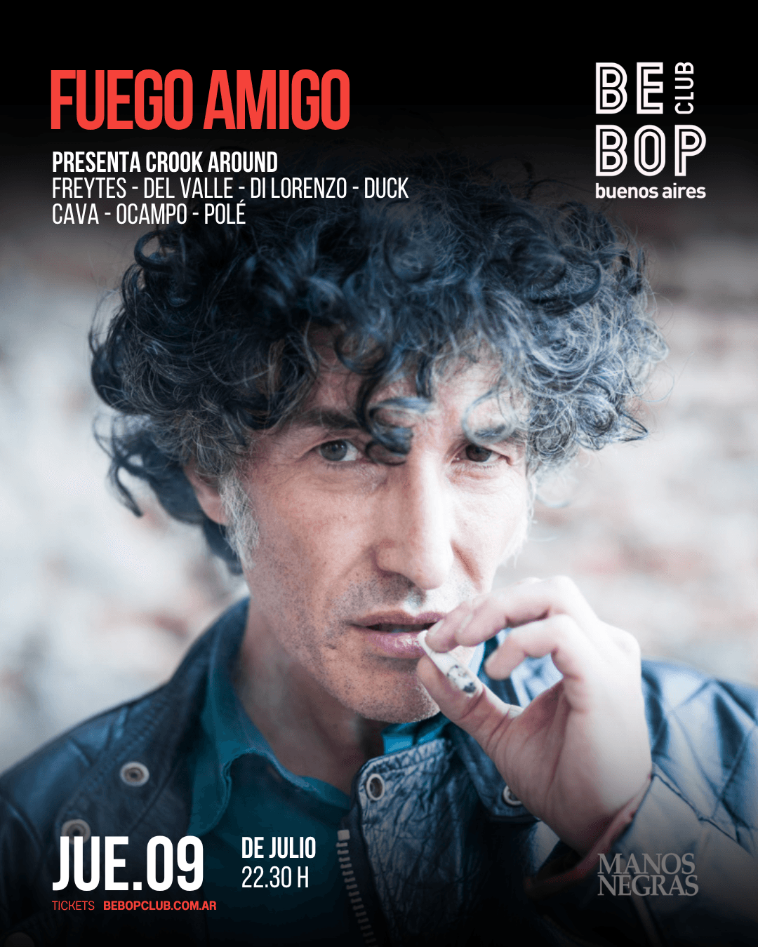 Fuego Amigo | Presenta Crook Around | Freytes - Del Valle - Di Lorenzo - Duck - Cava - Ocampo - Polé | 9/07/2026