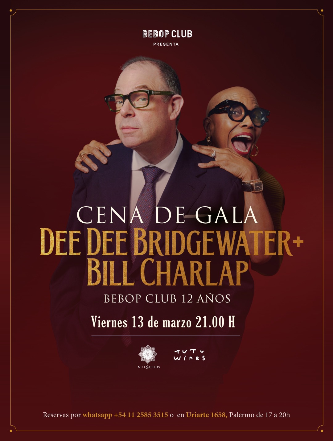Cena de Gala - Dee Dee Bridgewater + Bill Charlap